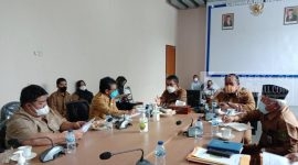 Suasana Rakor Evaluasi yang digelar di Media Center Diskominfo Perstik Kutai Timur (22/11/2021). (foto: Istimewa)