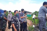 Salah satu lokasi lahan (Desa Sepaso TImur, Kec. Bengalon) yang disengketakan saat dilakukan sidak lapangan.