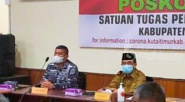 Rapat Evaluasi ke-19 PPKM Kutai Timur (09/11/2021). (Istimewa)