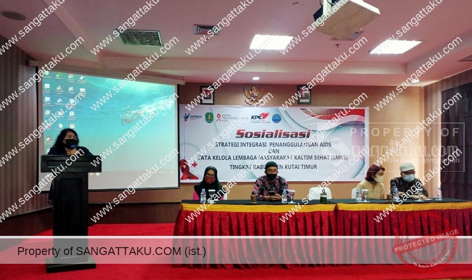 Gandeng KPAD, Dinkes Kutim Gelar Sosialisasi SIP AIDS dan Tata Kelola LMKS
