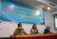 Staf Ahli Bidang Kemasyarakatan, Administrasi Umum dan HAM, Roma Malau, saat membuka acara pelatihan (09/11/2021). (foto: Istimewa)
