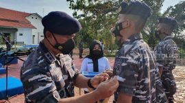 5 Prajurit Lanal Mendapat Kenaikan Pangkat, Danlanal Harap Bisa Jadi Teladan di Masyarakat