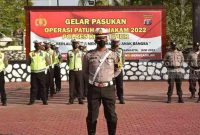 Jelang Hut ke-76 Bhayangkara, Polres Kutim Gelar Operasi Patuh Mahakam