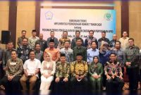 Foto Bersama Unsur Pimpinan dan Anggota DPRD Kutai Timur pada gelaran Bimtek, Hotel Aston Samarinda.(foto:/ istimewa)