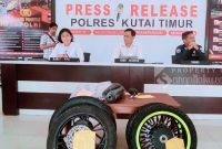 Pelau pencurian vleg di Sangatta berhasil diamankan. (foto: /istimewa)