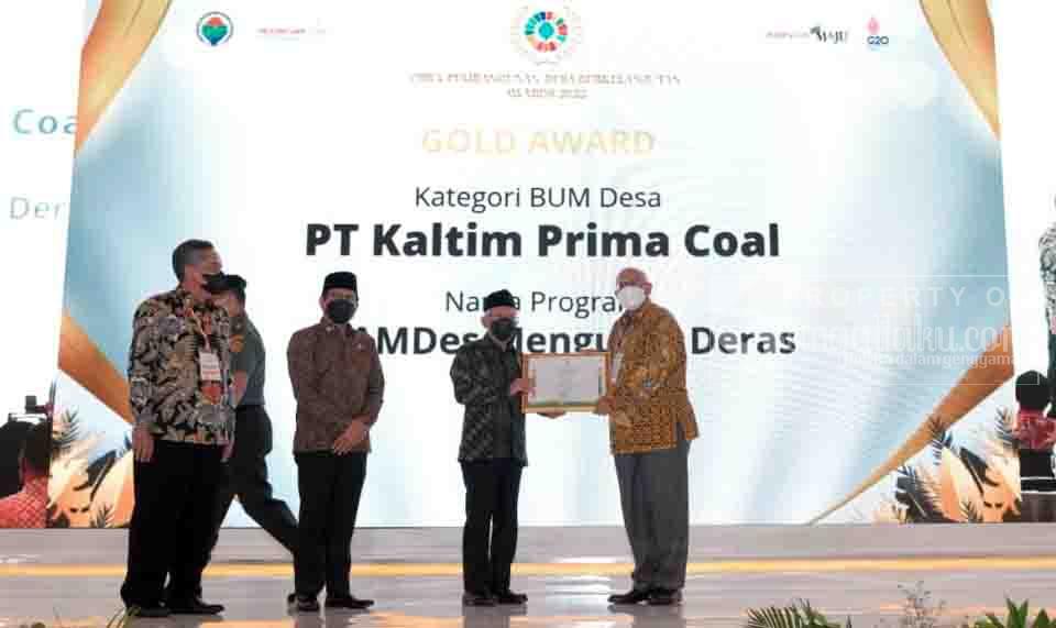 Raih Predikat Gold, Ma'ruf Amin Berikan Penghargaan Untuk KPC