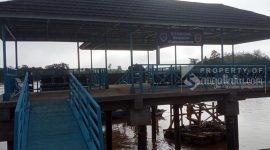 Salah satu halte sungai yang berada di Sungai Kelinjau, Desa Kelinjau Ulu Kecamatan Muara Ancalong Kabupaten Kutai Timur.(foto:/istimewa)