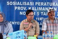 Legislator PAN Provinsi Kalimantan Timur, Nasiruddin saat Sosper Provinvi