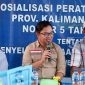 Legislator PAN Provinsi Kalimantan Timur, Nasiruddin saat Sosper Provinvi