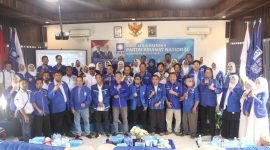 Foto bersama usai pelaksanaan Rakerda II PAN Kabupaten Kutai Timur (03/07/2022).(foto: Dok. DPD PAN Kutai Timur)