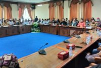 Suasana di ruang hearing DPRD Kutai Timur (18/11/2022).(bl/sangattaku)