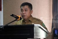 Zubair saat memberikan sambutan.(foto>/istimewa)