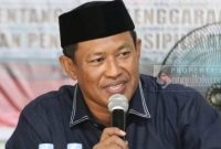 Wakil Ketua II DPRD Kutai Timur, Arfan saat memaparkan terkait Perda Ketenagakerjaan.(/ist)