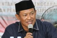 Wakil Ketua II DPRD Kutai Timur, Arfan saat memaparkan terkait Perda Ketenagakerjaan.(/ist)