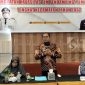 Wakil Bupati Kutai Timur, Kasmidi Bulang saat memberikan sambutan (04/11/2022).(foto:bl/sangattaku)