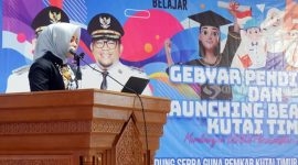 Plt Kepala DInas Pendidikan Kutai Timur, Irma Yuwinda .(foto:pj/sangattaku)