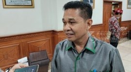 Ketua DPRD Kutai Timur, Joni, S.Sos di salah satu kesempatan wawancara.(foto:bl/sangattaku)