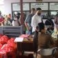 Suasana pasar Murah yang digelar Pemerintah kabupaten Kutai Timur melalui Disperinda Kutai Timur.(foto:/istimewa)