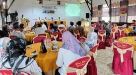 Suasana pembukaan Rembuk Budaya yang digelar Dinas Kebudayaan Kutai Timur di Teras belad Cafe & Resto (09/11/2021).(foto:bl/sangattaku)