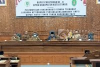 Paripurna Ke 8, DPRD Kutai Timur Sampaikan Rekomendasi Terkait LKPJ Bupati Tahun Anggaran 2022