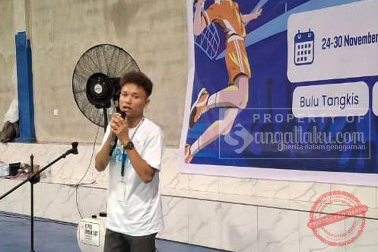 Ketua Panitia Pelaksana POM se-Kutai Timur, Salman. (M2P/sangattaku)